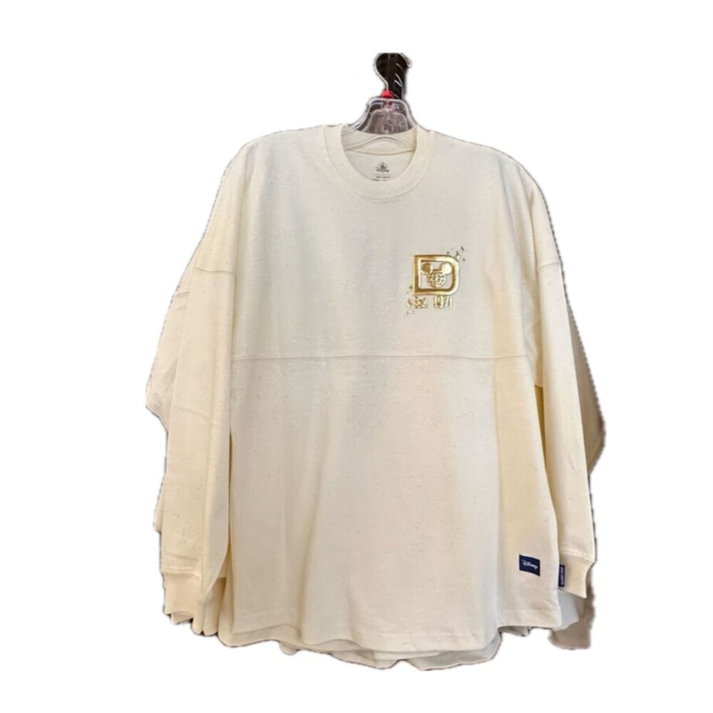 Disney Spirit Jersey - WDW Gold and Cream - Large